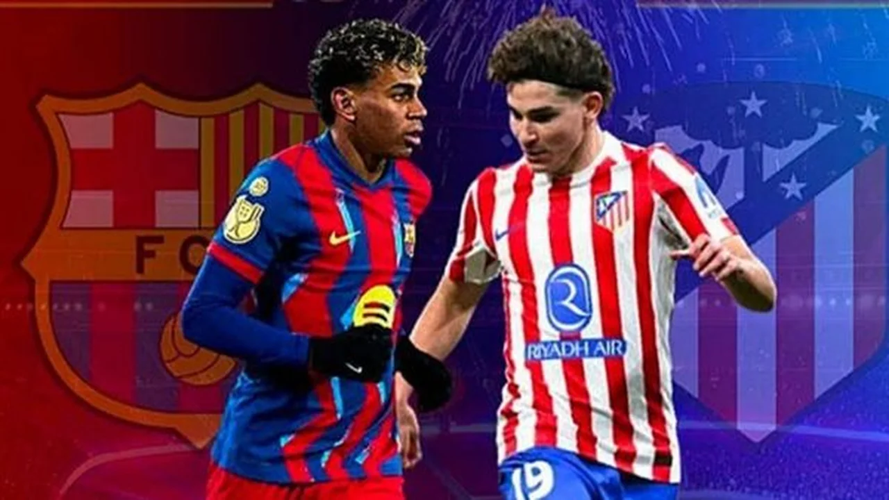 توقيت انطلاق مباراة برشلونة وأتلتيكو مدريد في إياب نصف نهائي كأس ملك إسبانيا